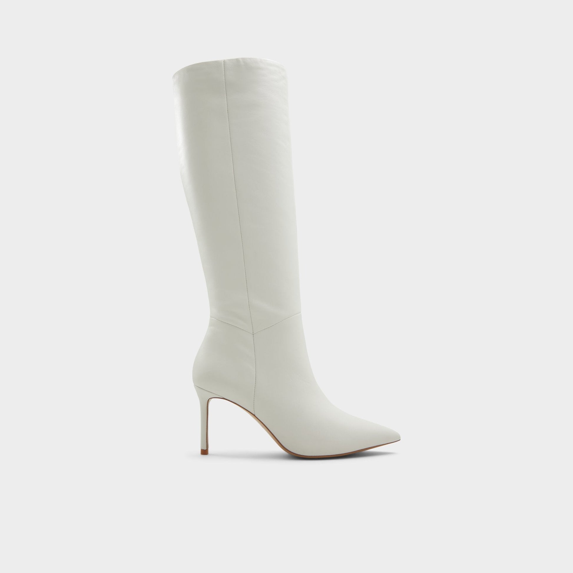 Laroche White/Bone Women's Tall Boots - Knee-high boot, Stiletto heel - White/Bone