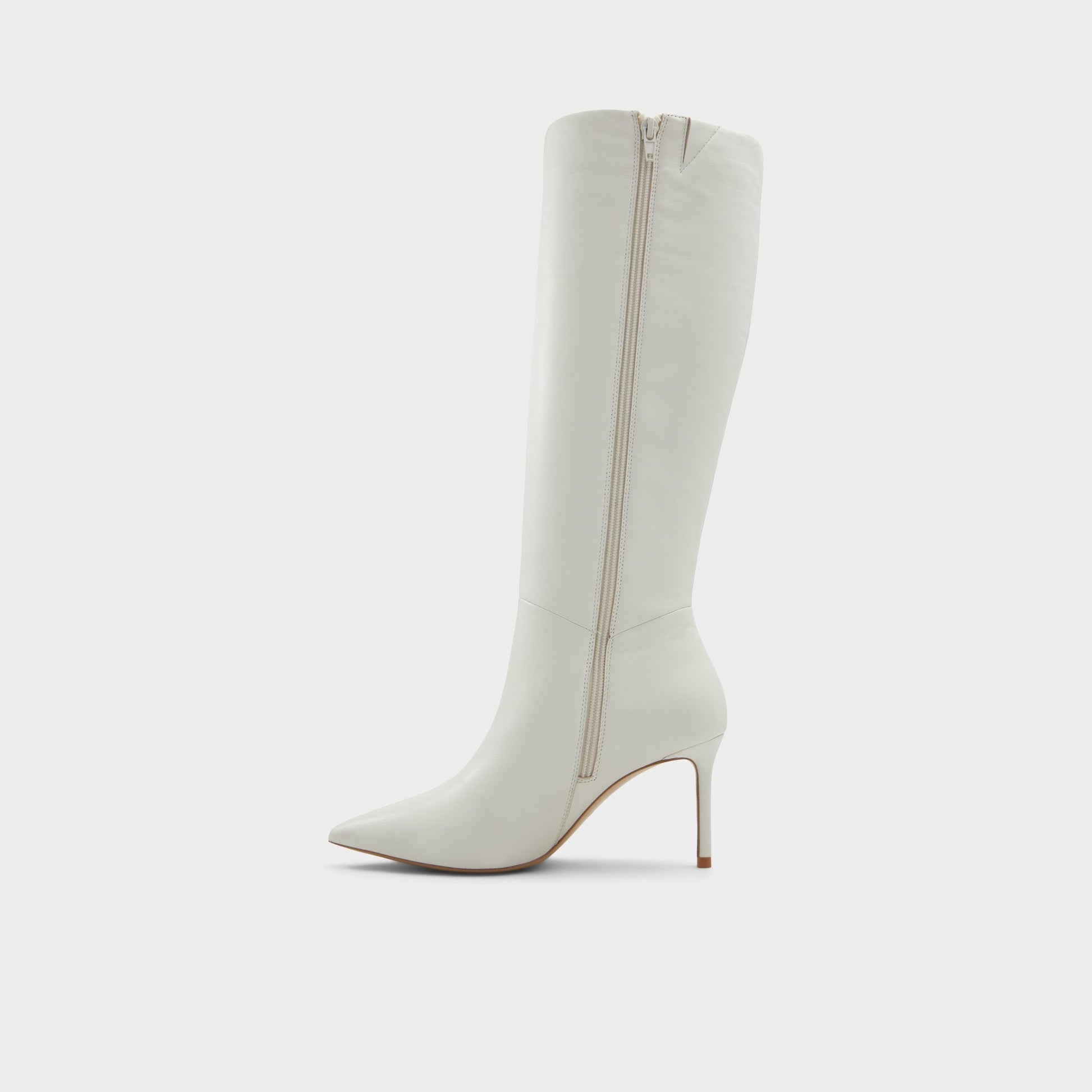 Laroche White/Bone Women's Tall Boots - Knee-high boot, Stiletto heel - White/Bone