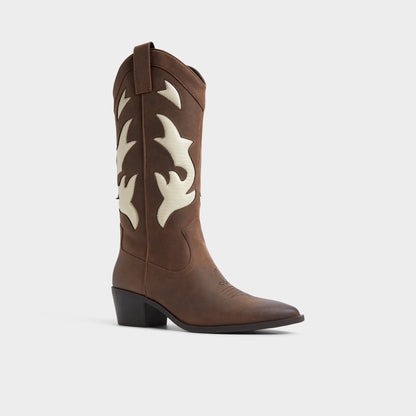 Nebraska Royal Brown Women's Western - Mid-calf western boot - Royal Brown