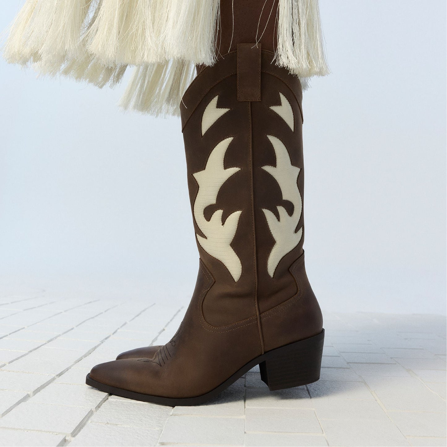 Nebraska Royal Brown Women's Western - Mid-calf western boot - Royal Brown