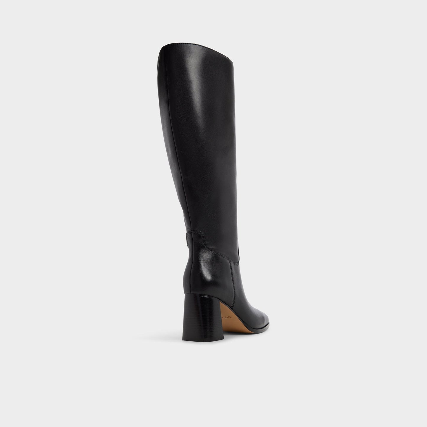 Elyze in Wc Black - Knee-high boot, Block heel - Black
