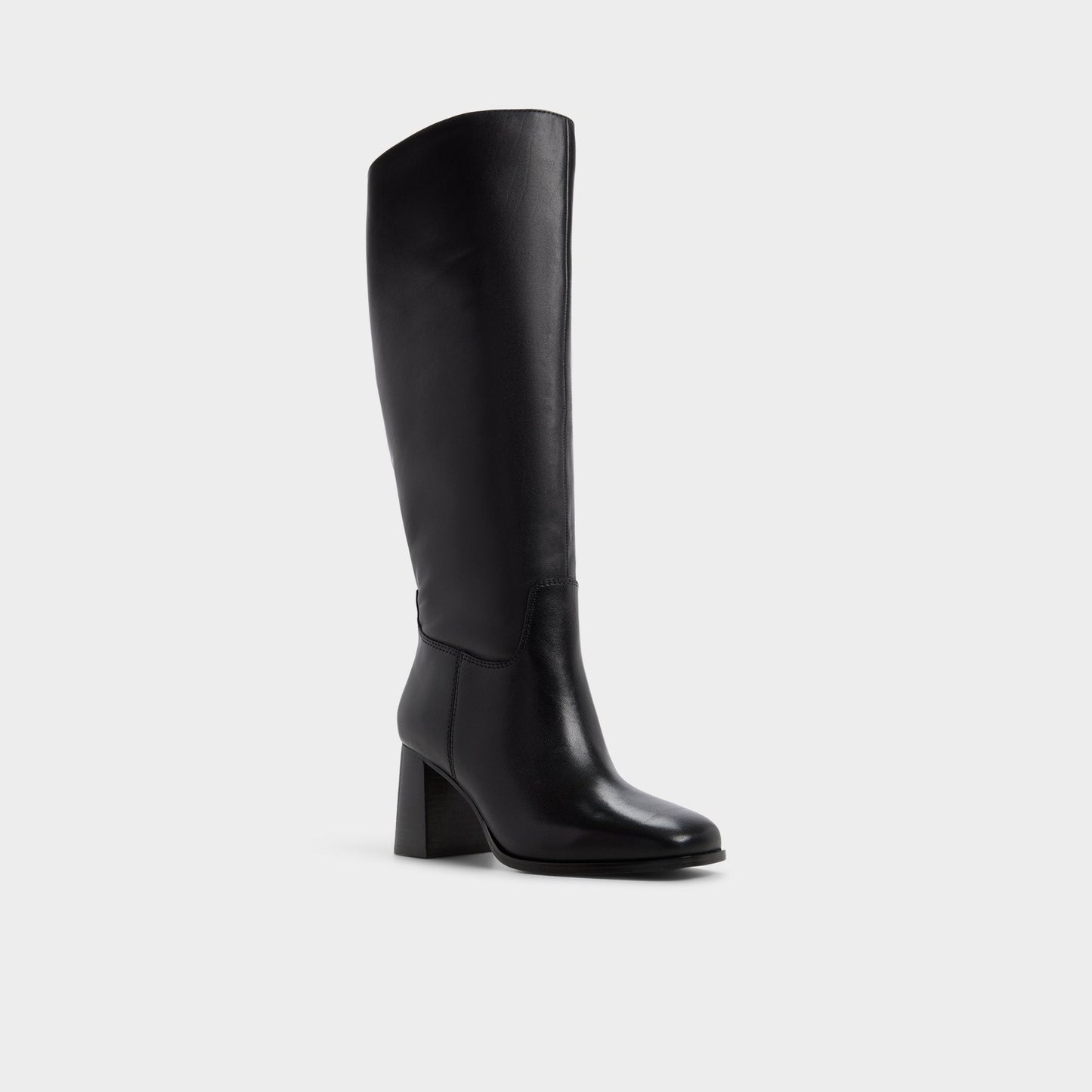 Elyze in Wc Black - Knee-high boot, Block heel - Black