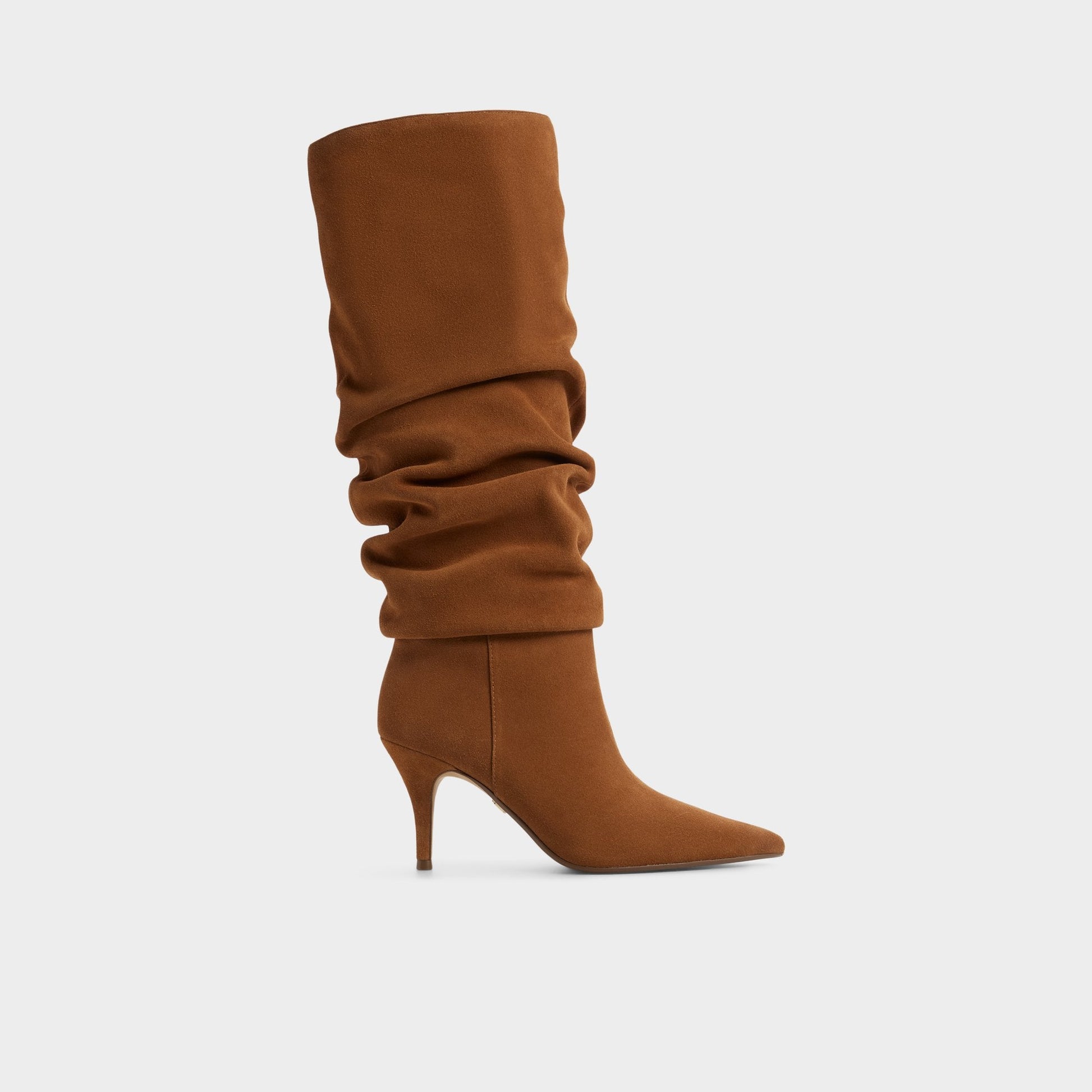 Kimmia in Other Brown - Knee-high boot, Stiletto heel - Other brown