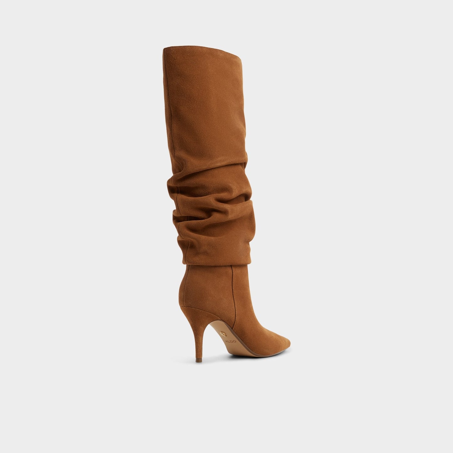 Kimmia in Other Brown - Knee-high boot, Stiletto heel - Other brown