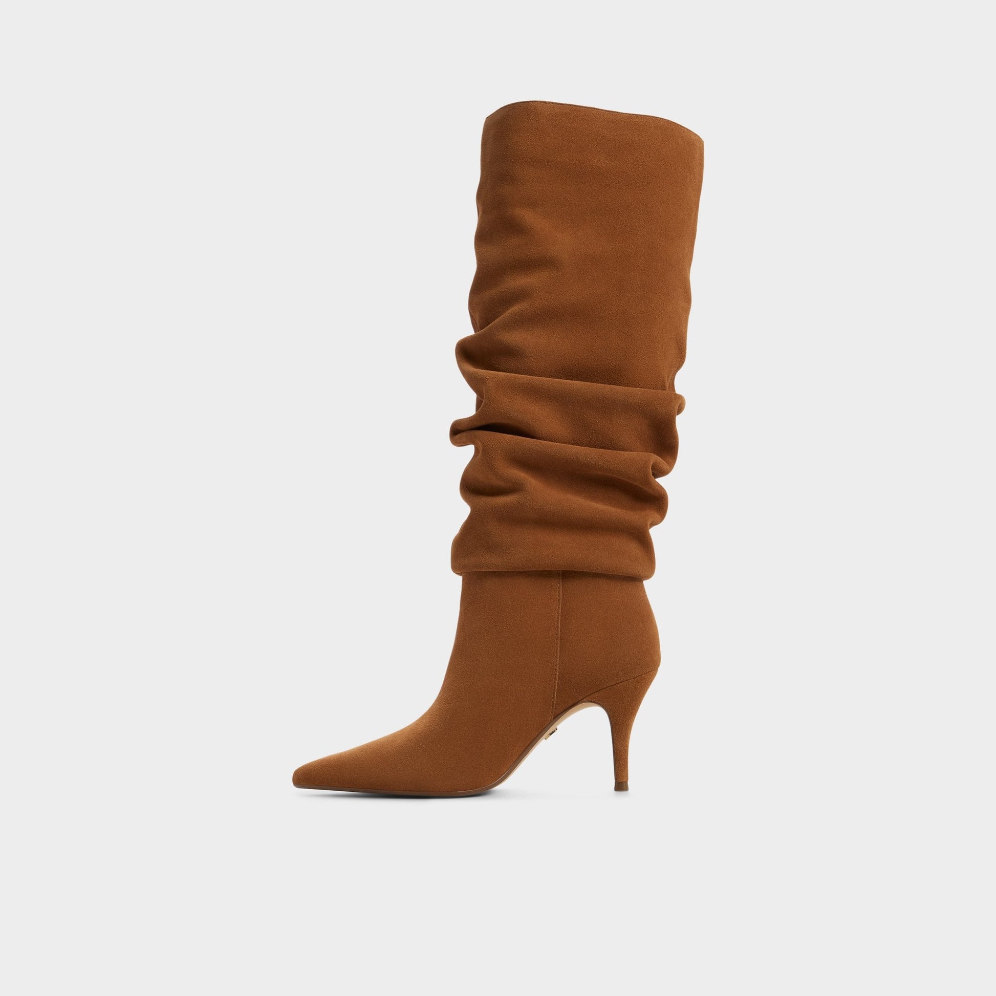 Kimmia in Other Brown - Knee-high boot, Stiletto heel - Other brown