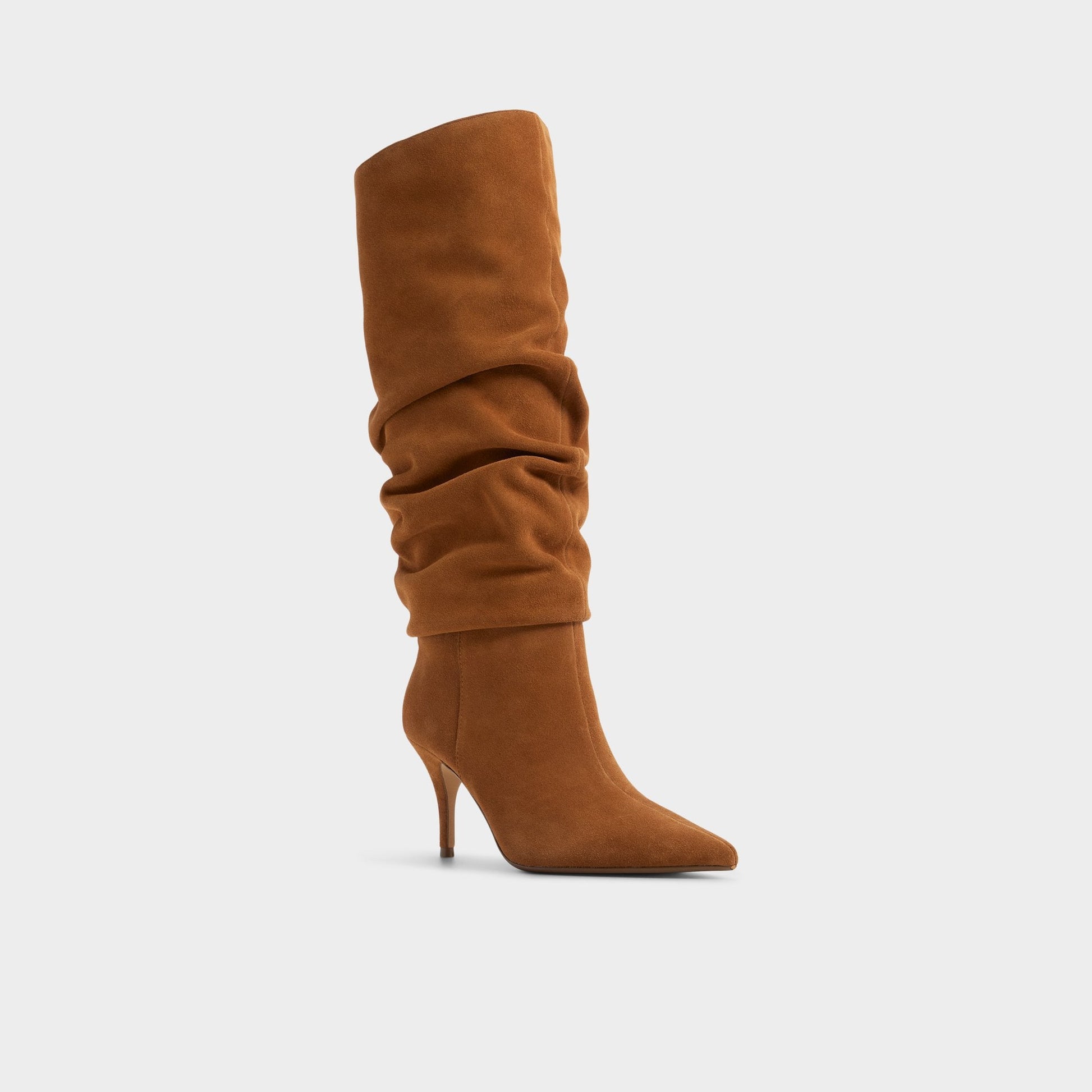 Kimmia in Other Brown - Knee-high boot, Stiletto heel - Other brown