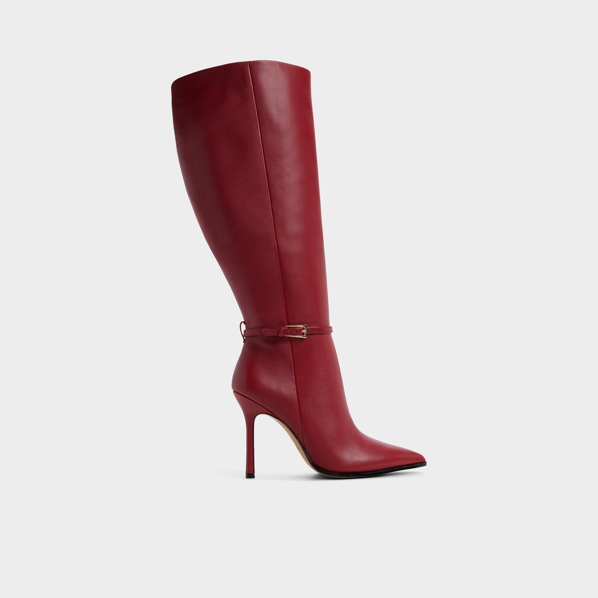 Maellie in Wc Dark Red - Knee-high boot, Stiletto heel - Dark Red