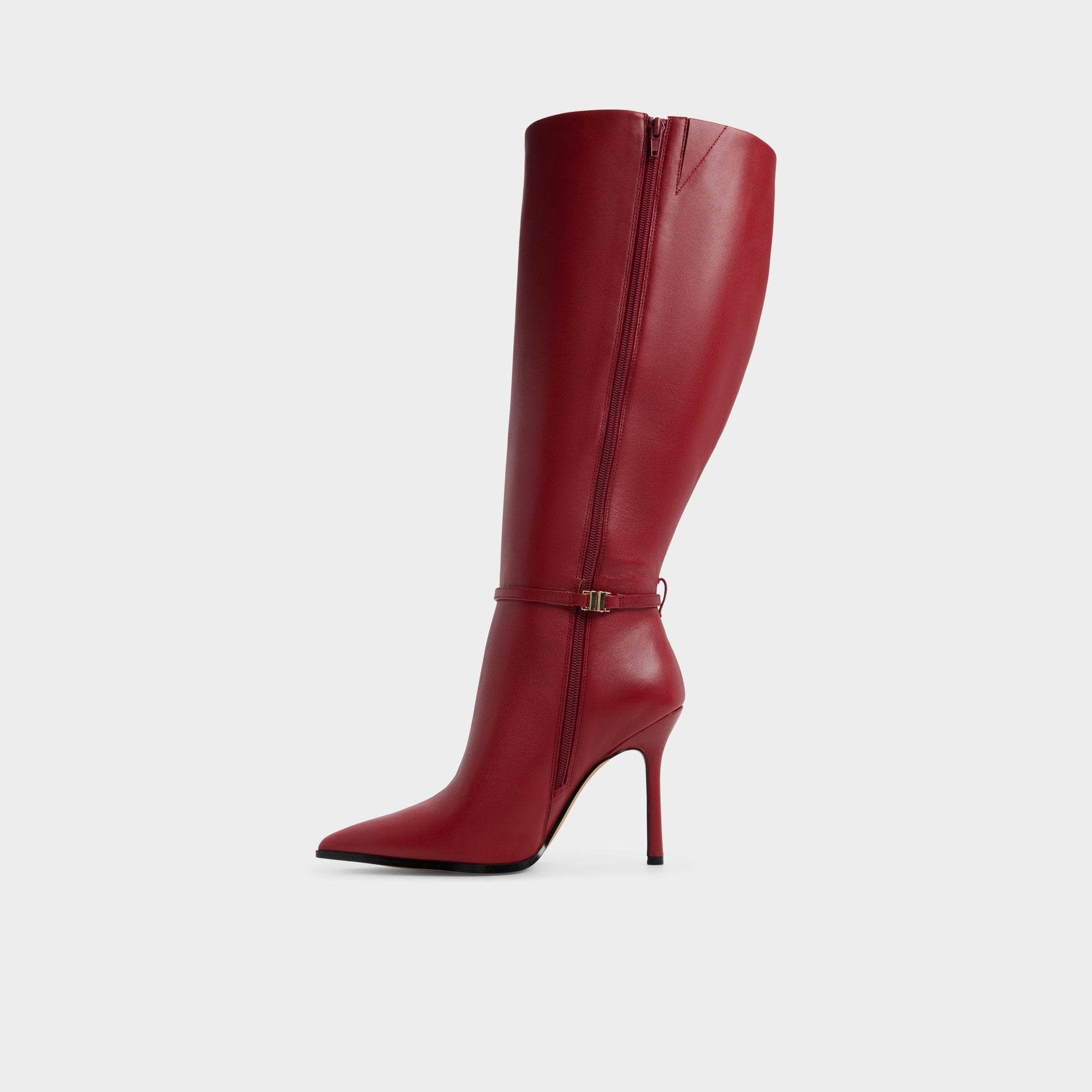 Maellie in Wc Dark Red - Knee-high boot, Stiletto heel - Dark Red