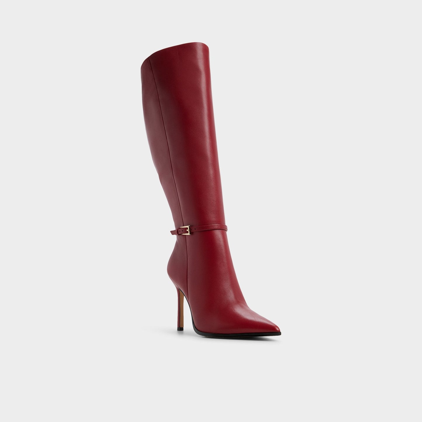 Maellie in Wc Dark Red - Knee-high boot, Stiletto heel - Dark Red