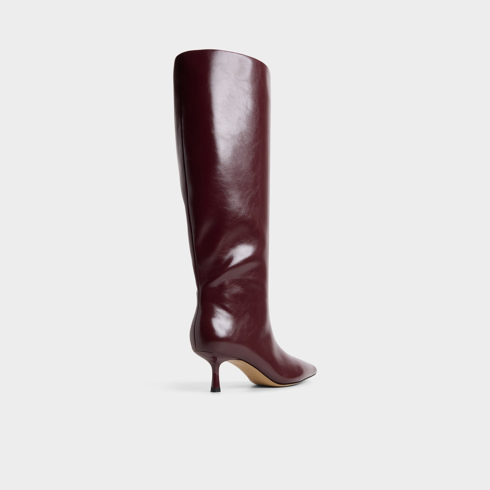 Selora in Wc Burgundy - Knee-high boot, Stiletto heel - Burgundy