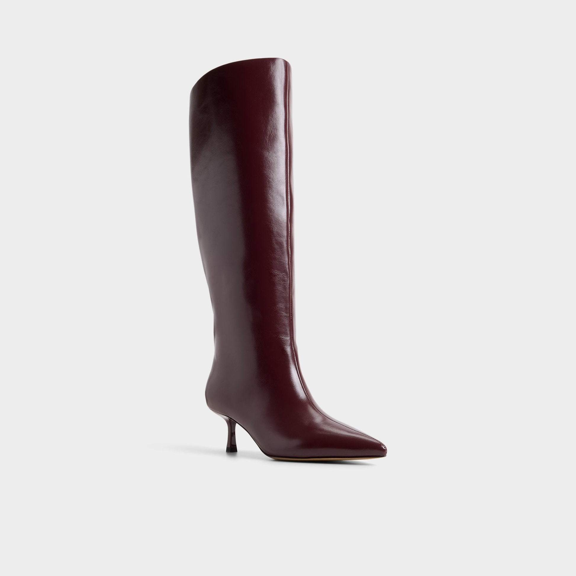 Selora in Wc Burgundy - Knee-high boot, Stiletto heel - Burgundy