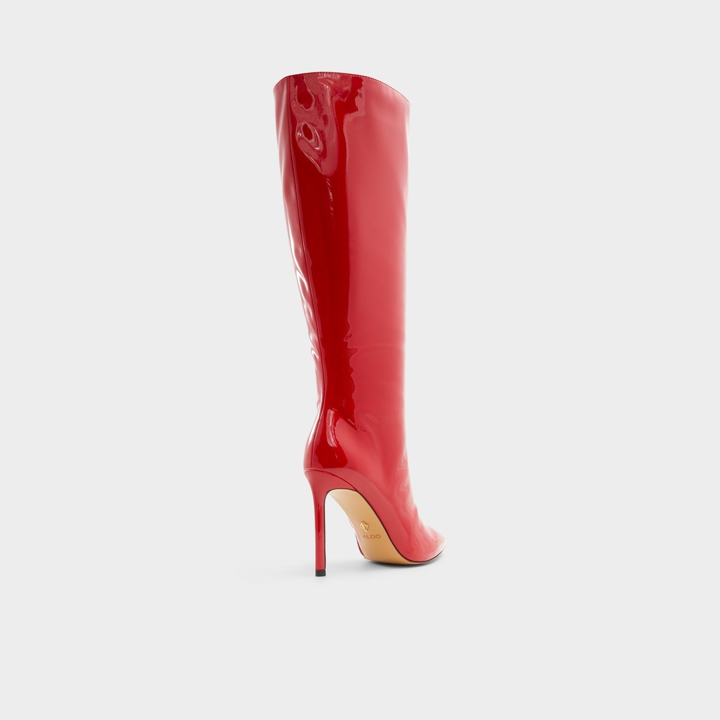 Agathea-wc Red Women's Tall Boots - Knee-high boot, Stiletto heel - Red