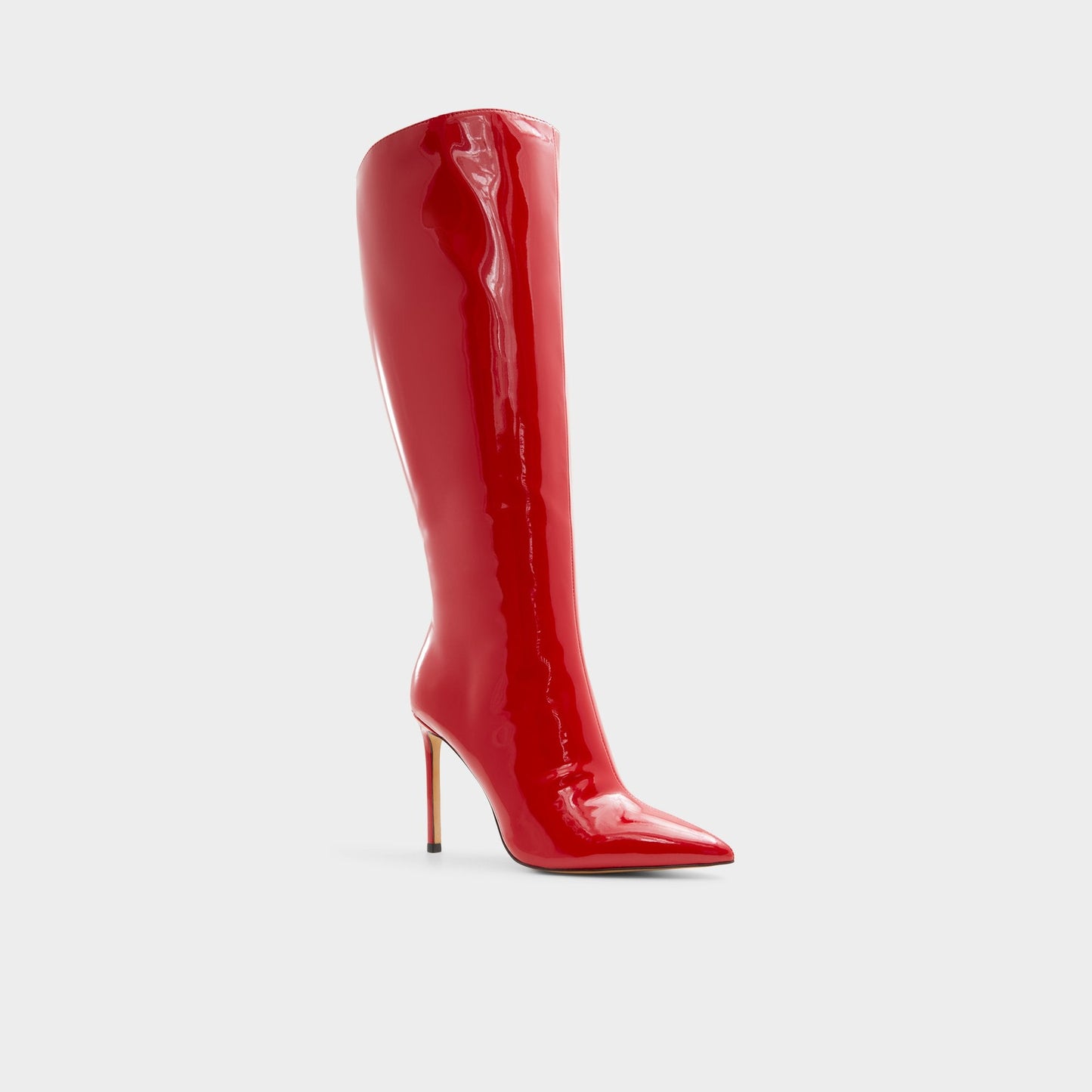 Agathea-wc Red Women's Tall Boots - Knee-high boot, Stiletto heel - Red