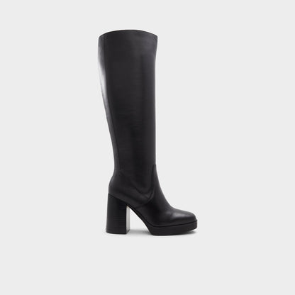Equine Black Women's Tall Boots - Knee-high boot, Black - Black