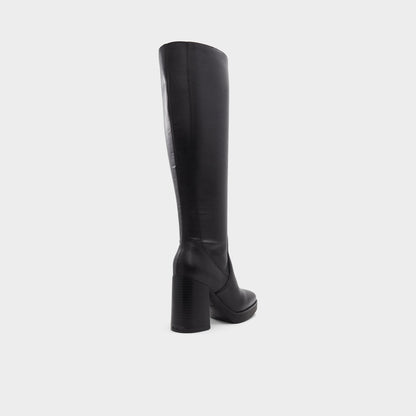 Equine Black Women's Tall Boots - Knee-high boot, Black - Black