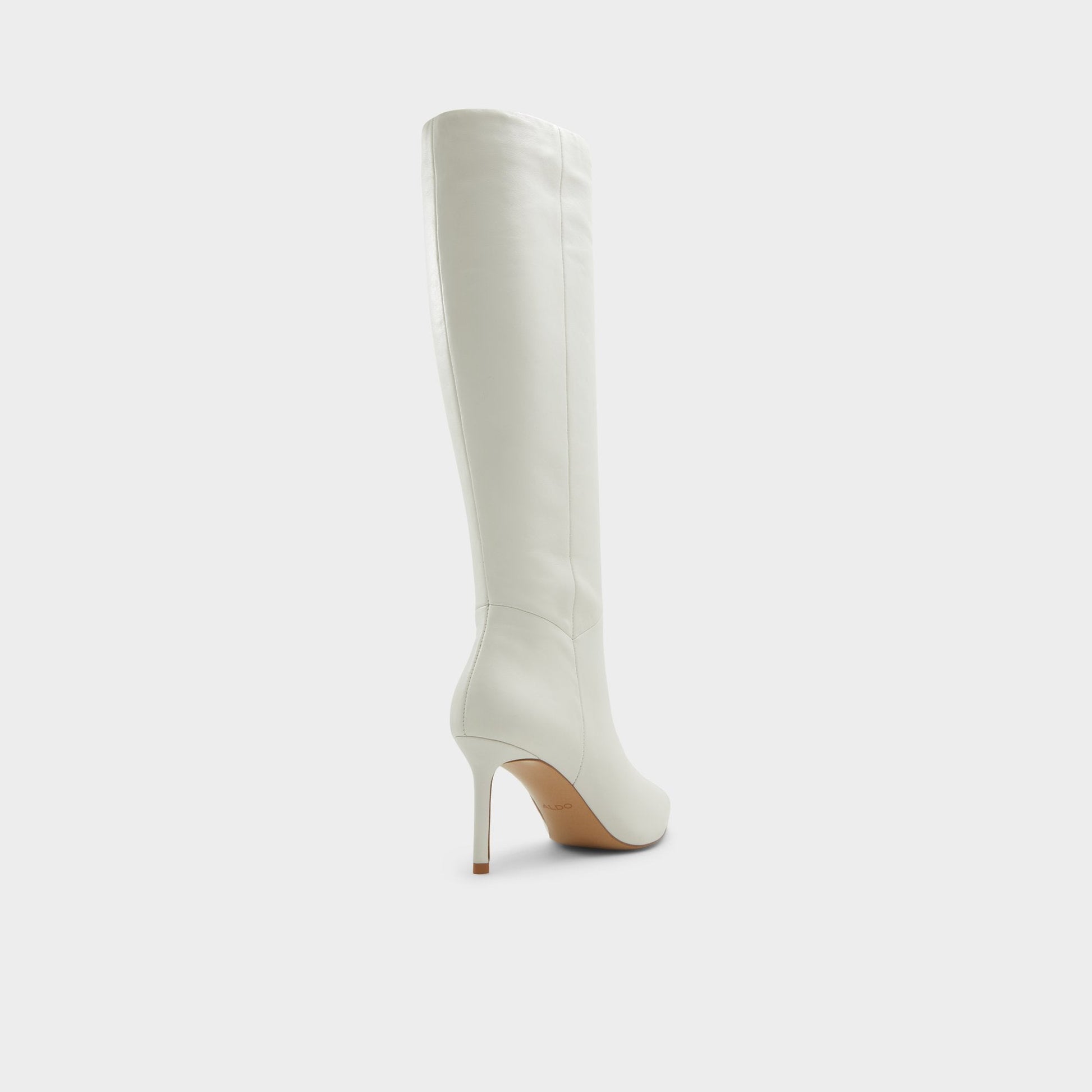 Laroche-wc White/Bone Women's Tall Boots - Knee-high boot, Stiletto heel - White/Bone