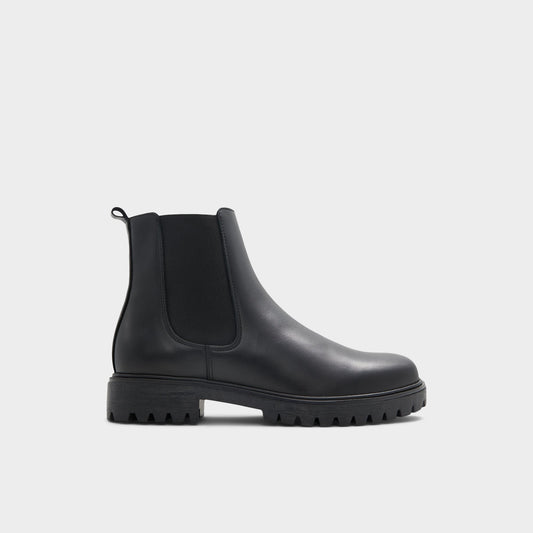 Adalitlan Black Women's Casual boots - Chelsea boot, Lug sole - Black