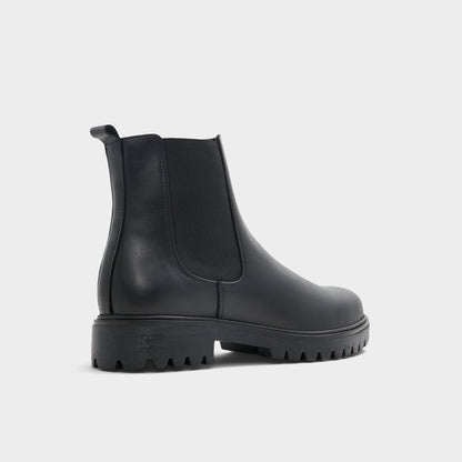 Adalitlan Black Women's Casual boots - Chelsea boot, Lug sole - Black
