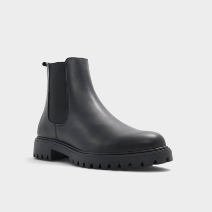 Adalitlan Black Women's Casual boots - Chelsea boot, Lug sole - Black