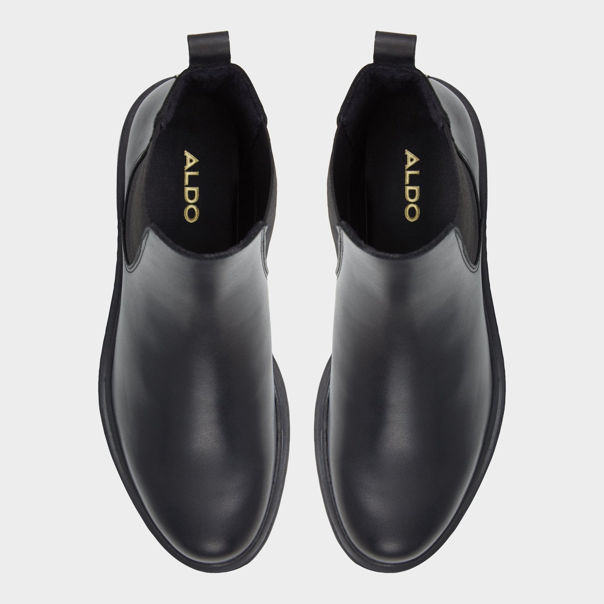 Adalitlan Black Women's Casual boots - Chelsea boot, Lug sole - Black