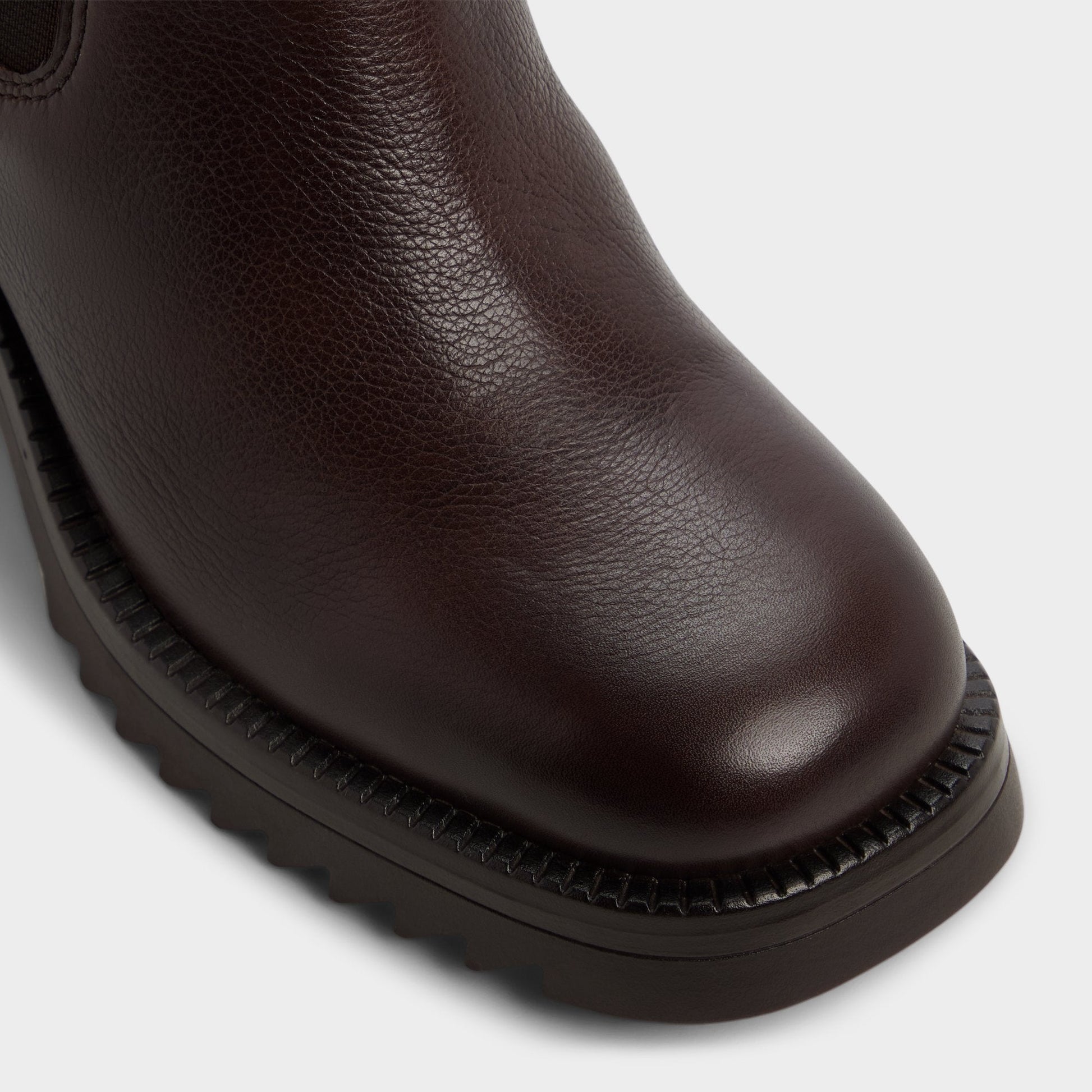 Anneliese in Medium Brown - Chelsea boot, Lug sole - Medium brown