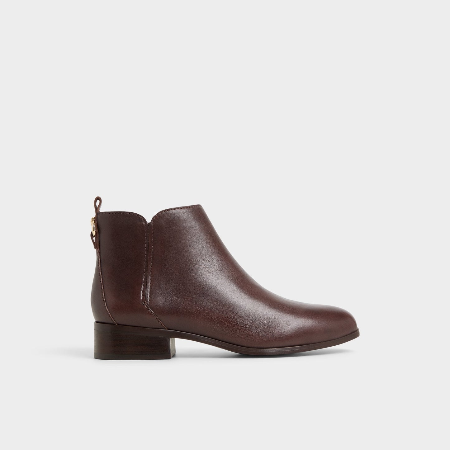 Verity in Dark Brown - Chelsea boot, Block heel - Dark brown