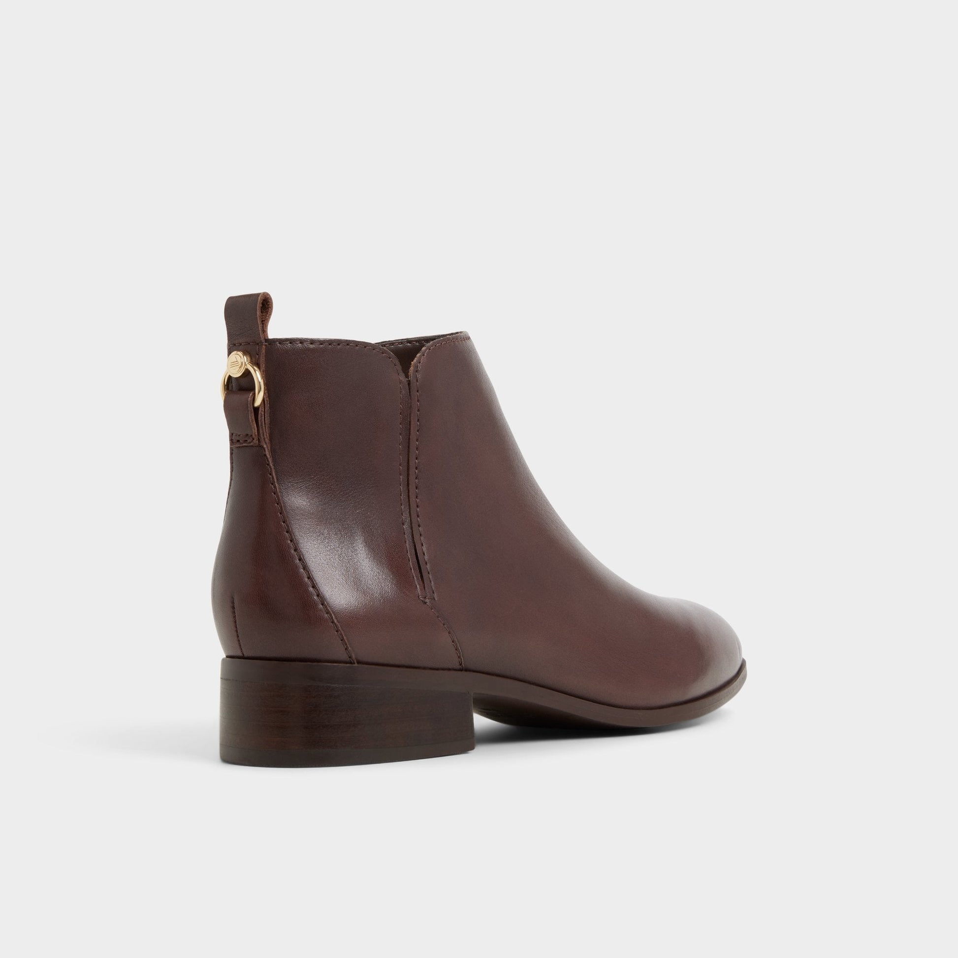 Verity in Dark Brown - Chelsea boot, Block heel - Dark brown