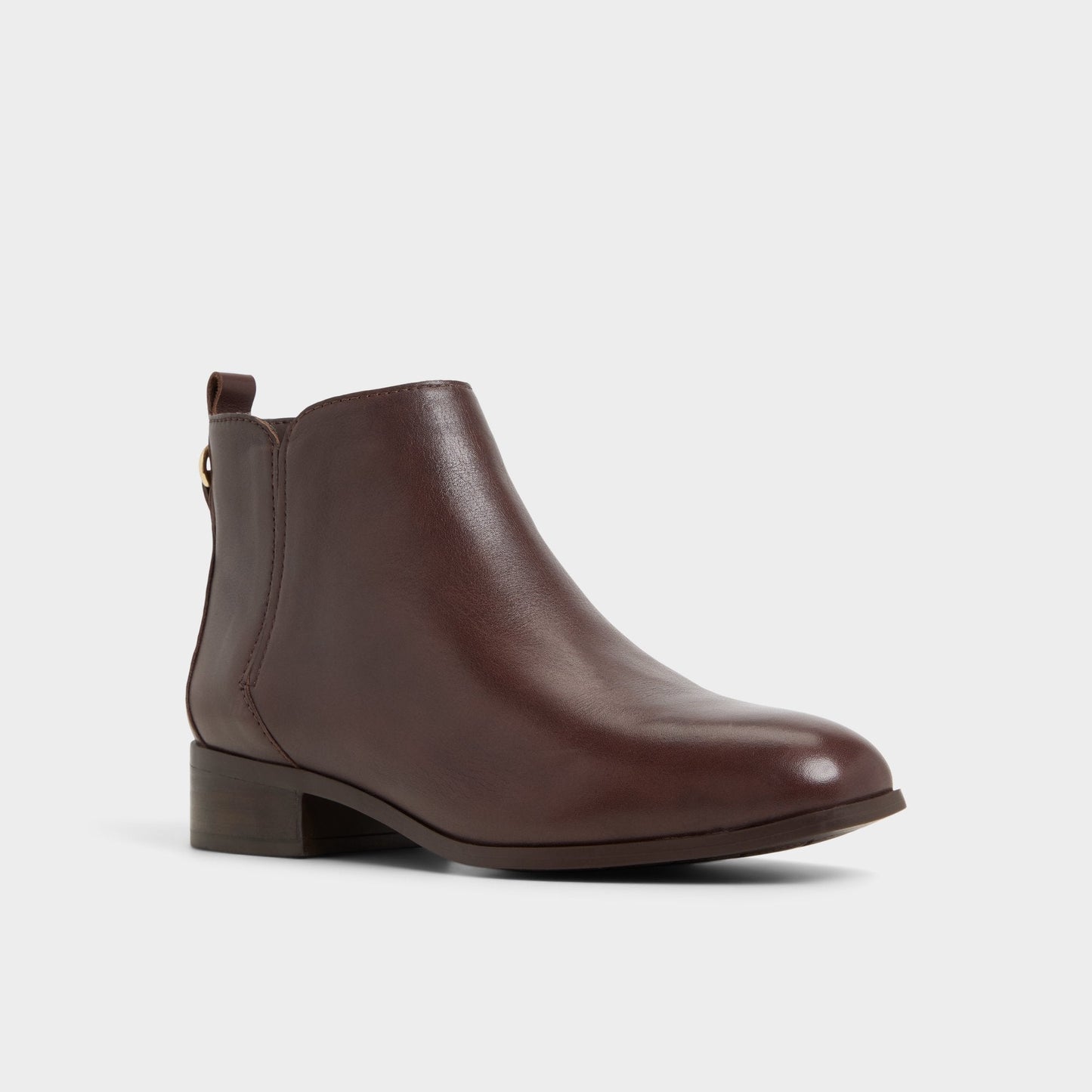 Verity in Dark Brown - Chelsea boot, Block heel - Dark brown
