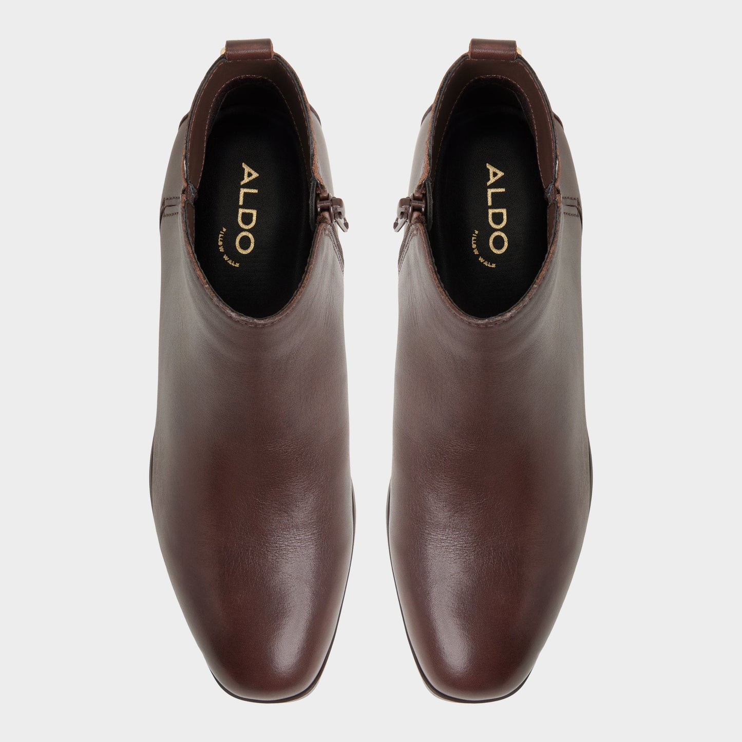 Verity in Dark Brown - Chelsea boot, Block heel - Dark brown