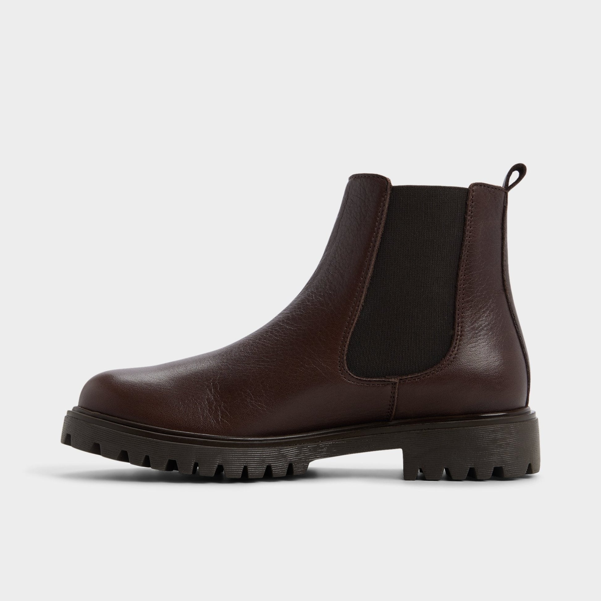 Adalitlan in Medium Brown - Chelsea boot, Lug sole - Medium brown