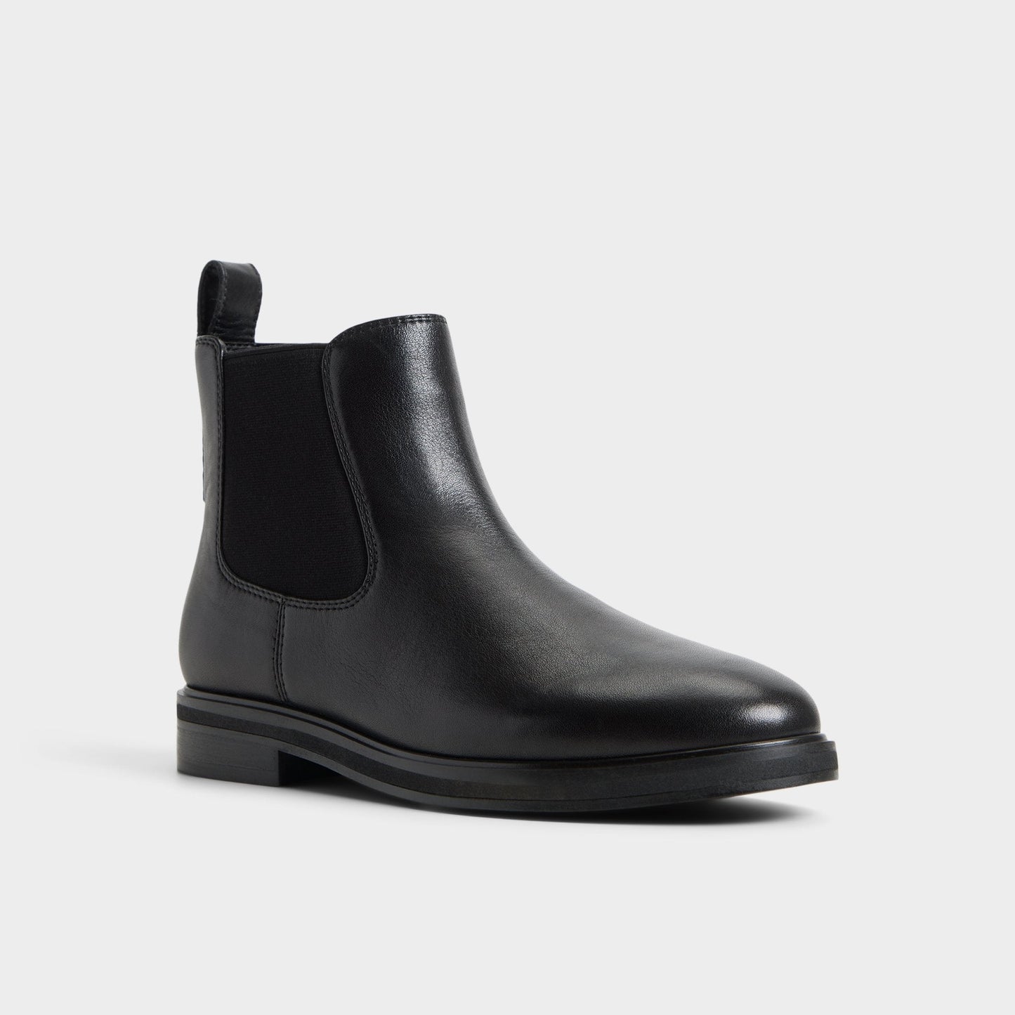 Librah in Black - Chelsea boot, Block heel - Black