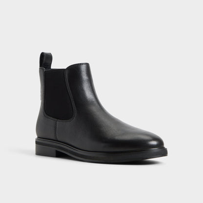 Librah in Black - Chelsea boot, Block heel - Black