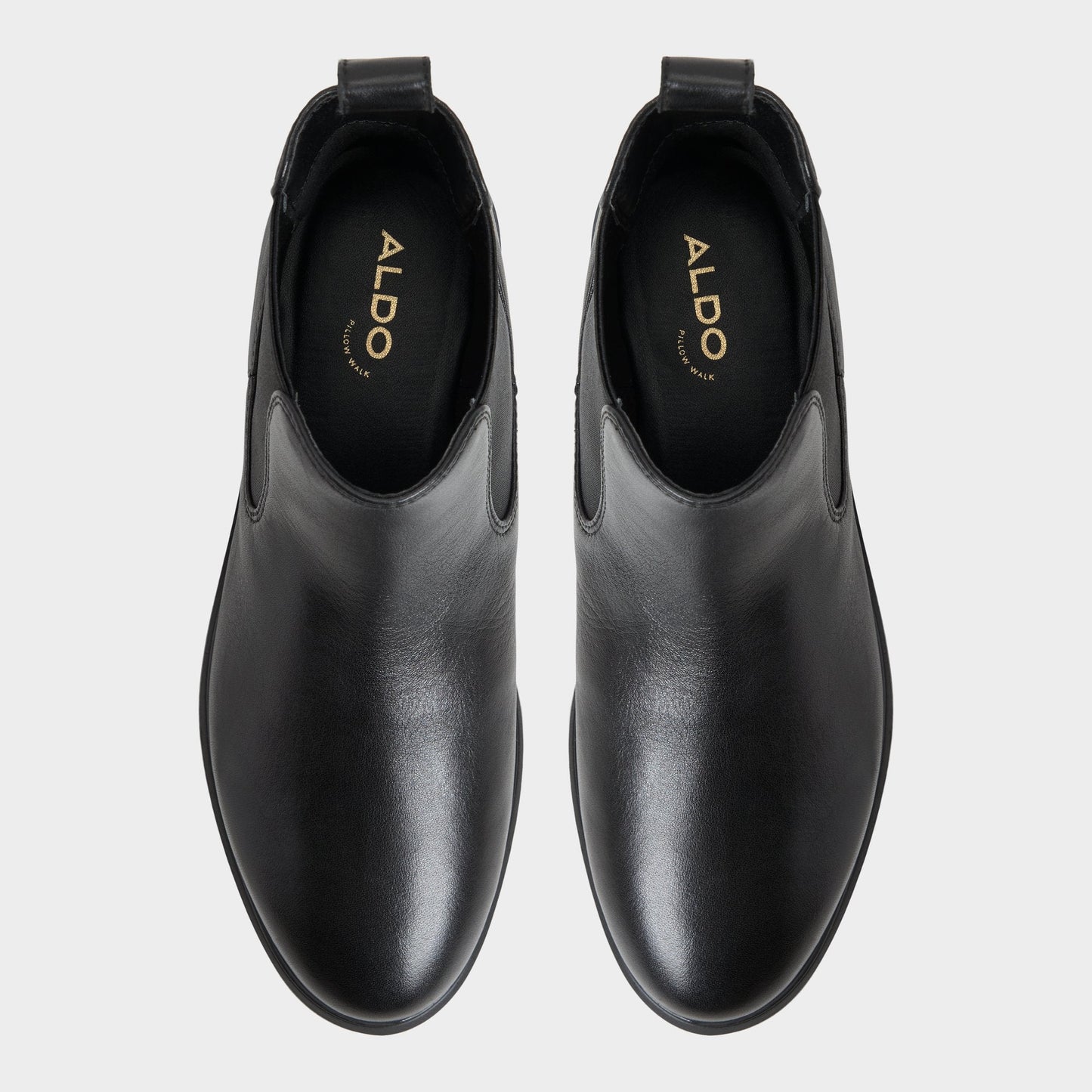 Librah in Black - Chelsea boot, Block heel - Black