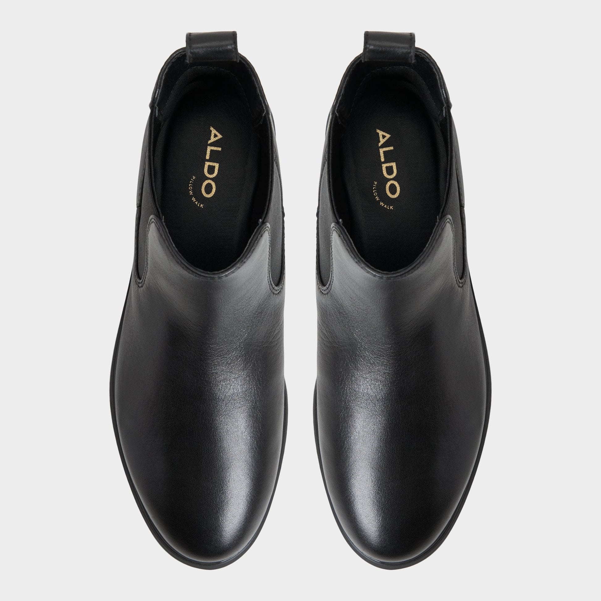 Librah in Black - Chelsea boot, Block heel - Black