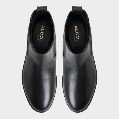Librah in Black - Chelsea boot, Block heel - Black
