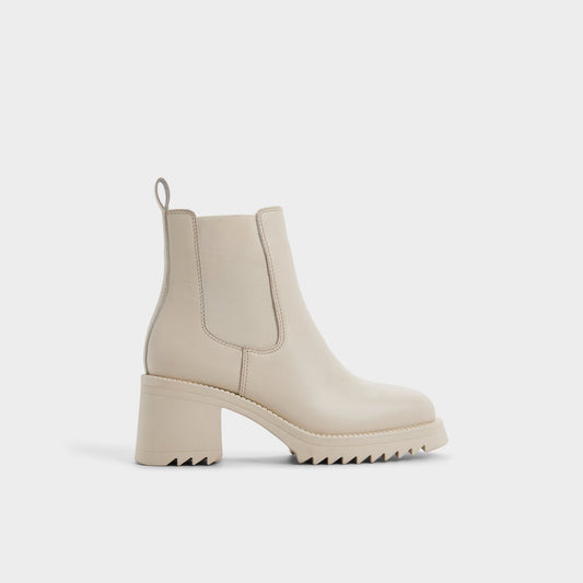 Anneliese in Other White - Chelsea boot, Lug sole - Other white
