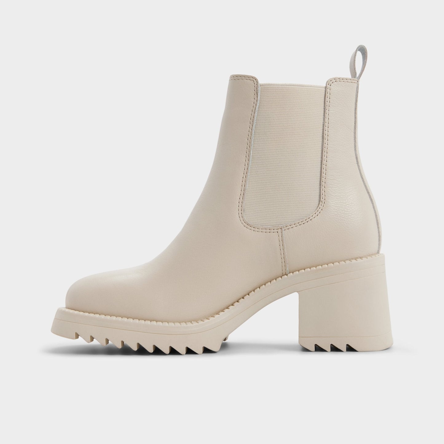 Anneliese in Other White - Chelsea boot, Lug sole - Other white