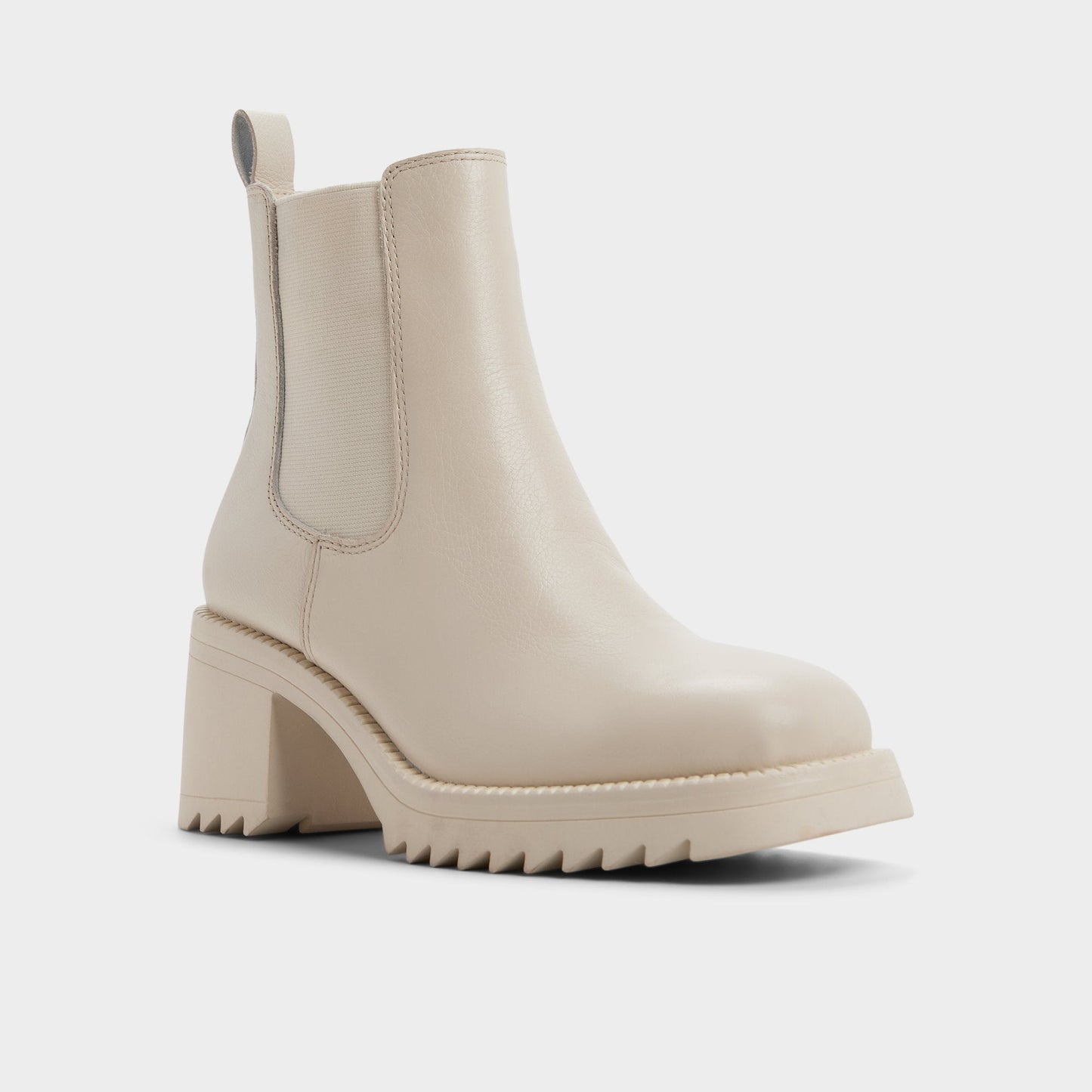 Anneliese in Other White - Chelsea boot, Lug sole - Other white