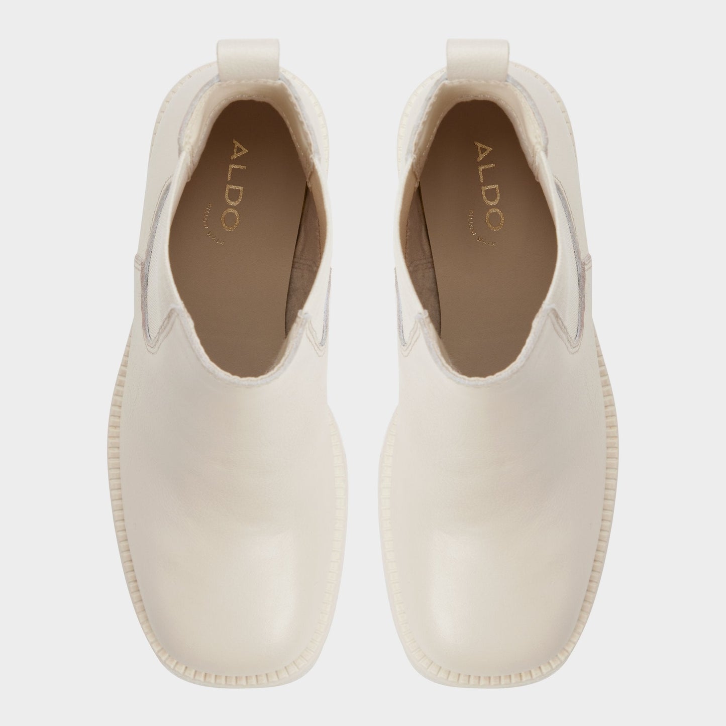 Anneliese in Other White - Chelsea boot, Lug sole - Other white