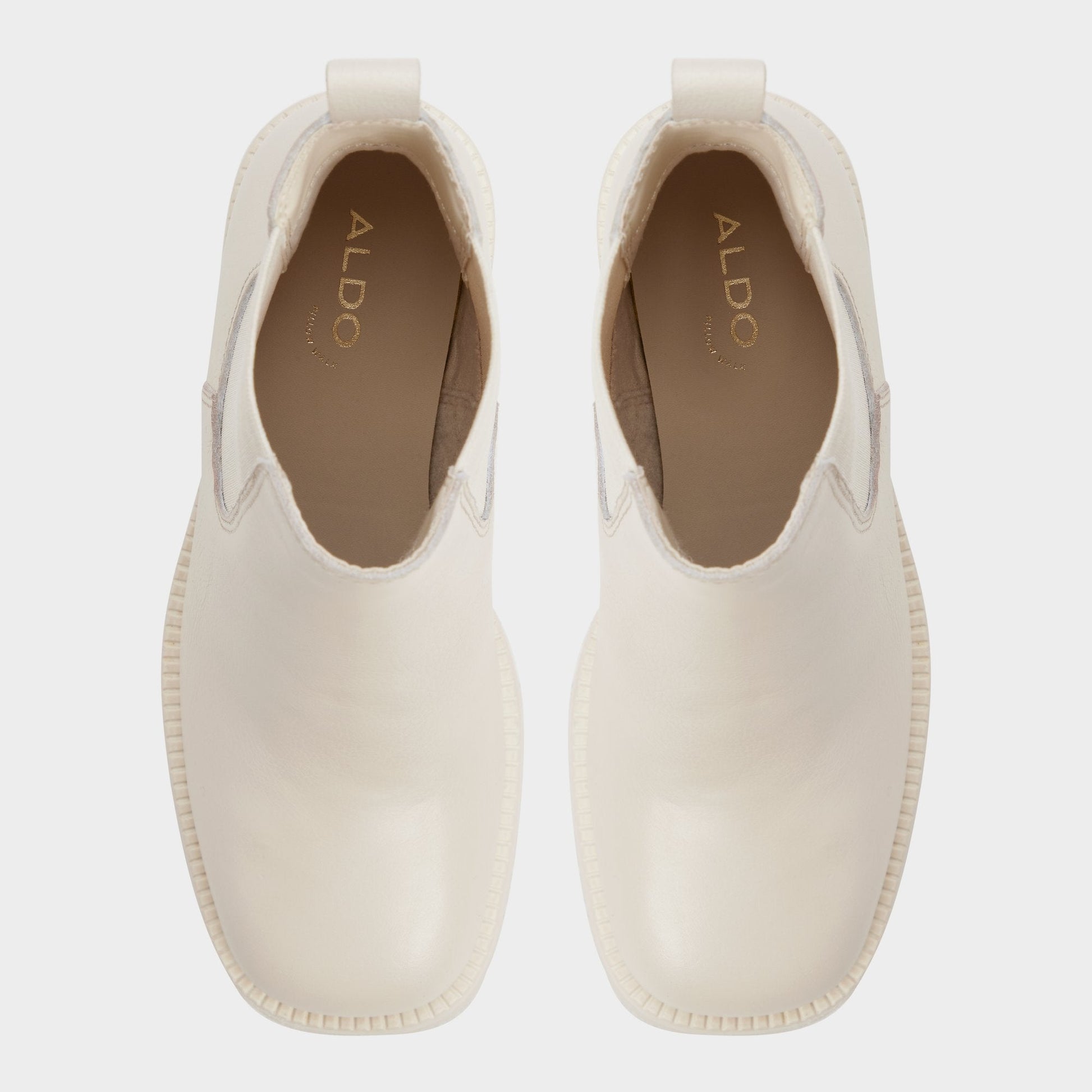 Anneliese in Other White - Chelsea boot, Lug sole - Other white