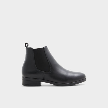Wicoenia Black Women's Ankle boots - Chelsea boot, Block heel - Black
