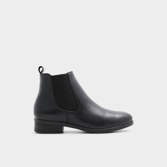 Wicoenia Black Women's Ankle boots - Chelsea boot, Block heel - Black