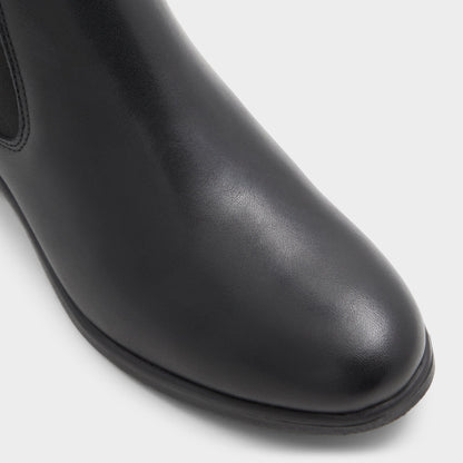 Wicoenia Black Women's Ankle boots - Chelsea boot, Block heel - Black