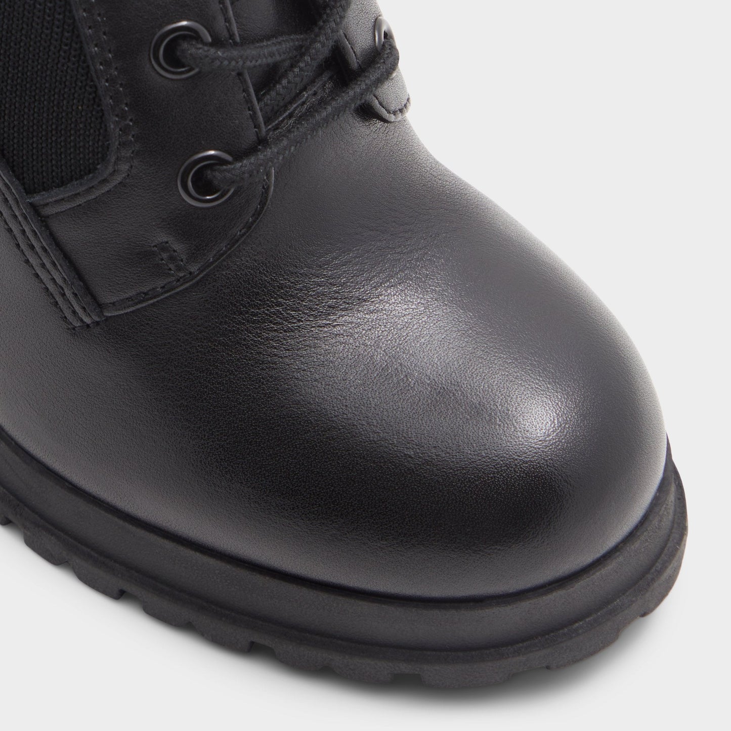 Rebellious Black Women's Combat boots - Combat ankle boot, Lug sole - Black
