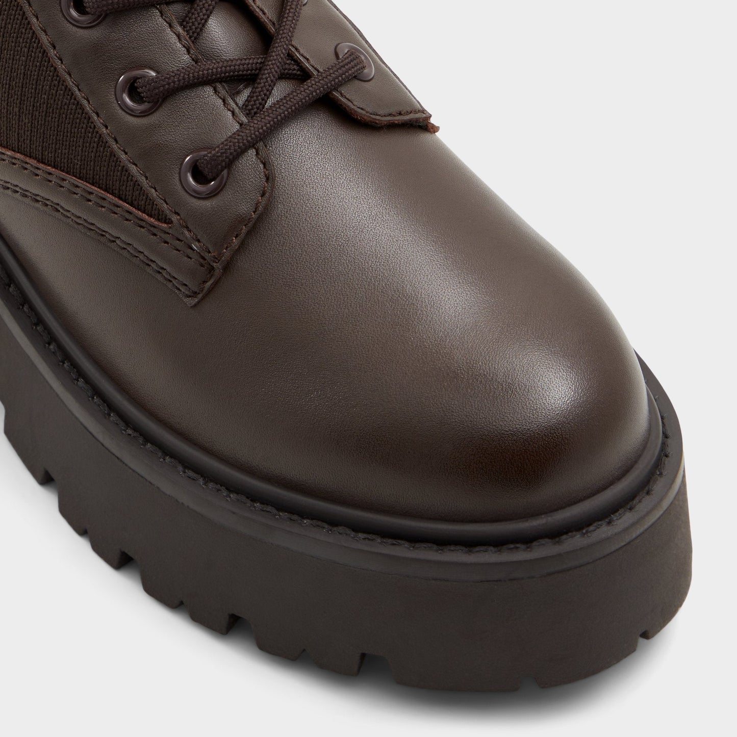 Talaleryknit Brown Overflow Women's Combat boots - Combat ankle boot, Brown - Brown Overflow