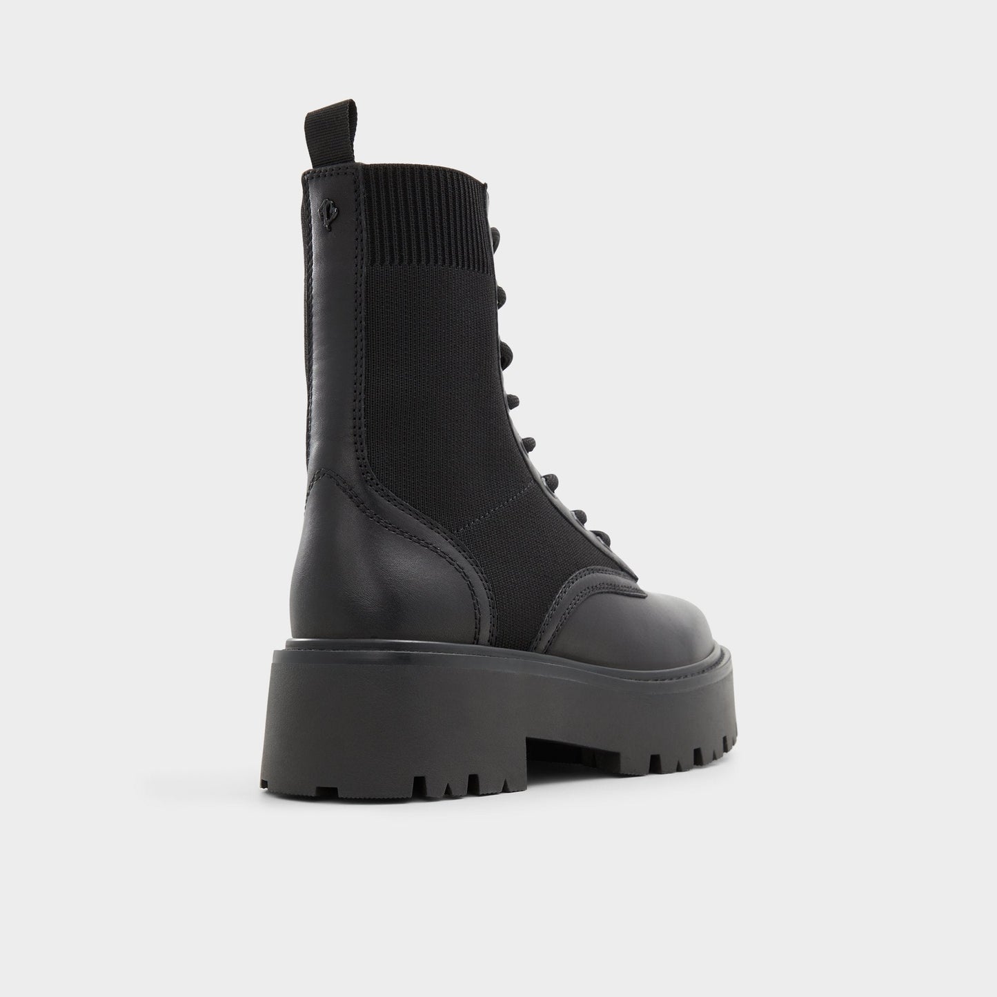 Talaleryknit Black Women's Combat boots - Combat ankle boot, Black - Black
