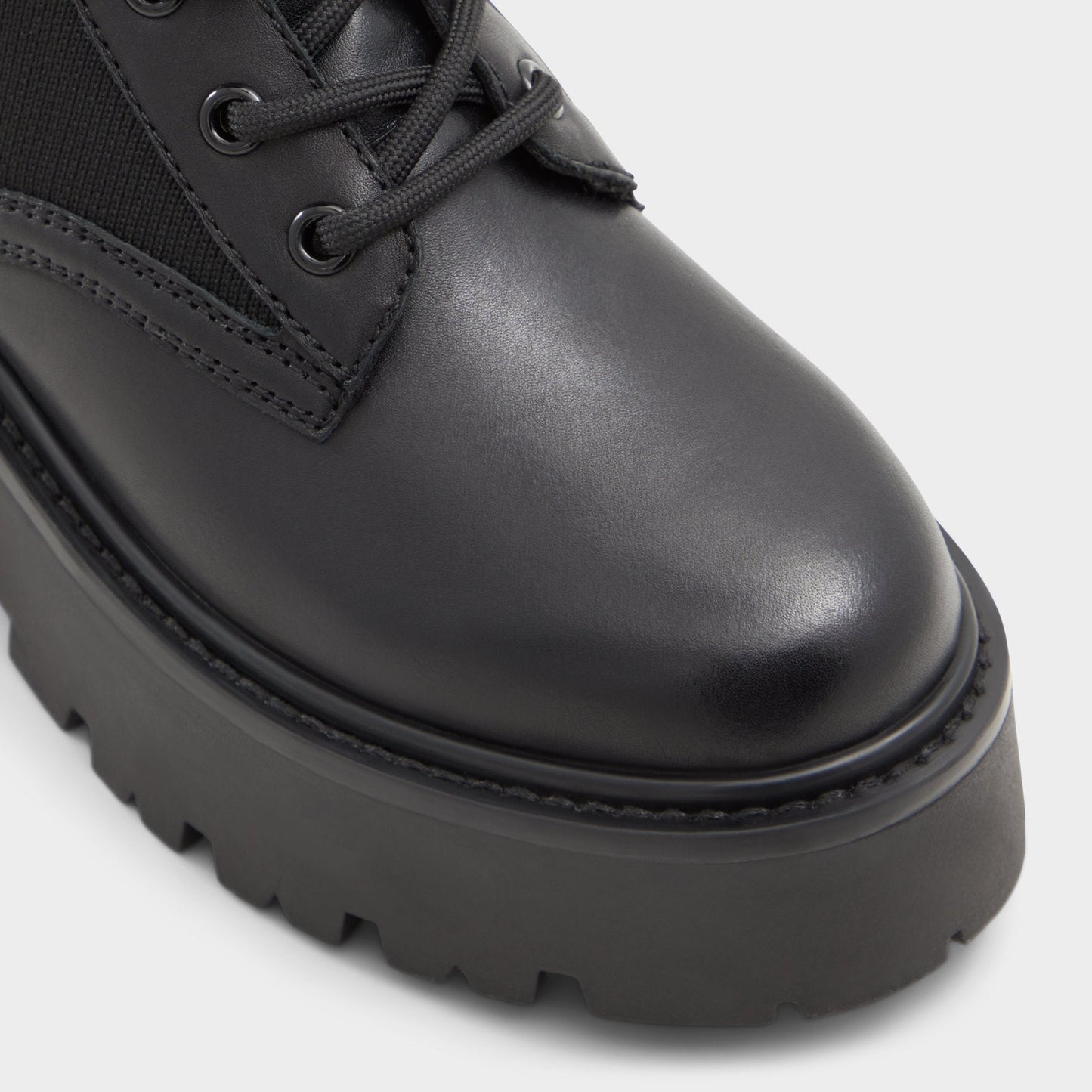 Talaleryknit Black Women's Combat boots - Combat ankle boot, Black - Black