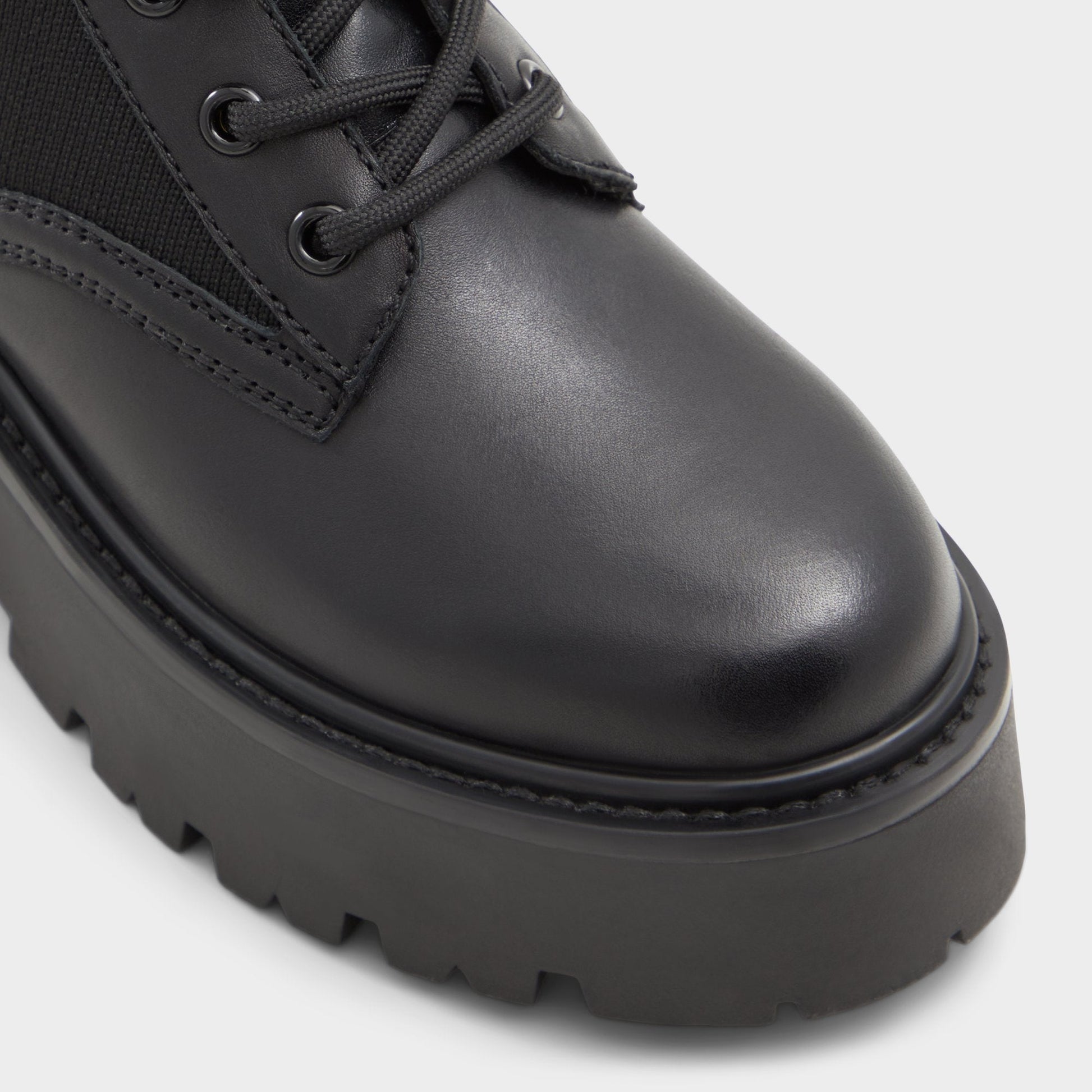 Talaleryknit Black Women's Combat boots - Combat ankle boot, Black - Black