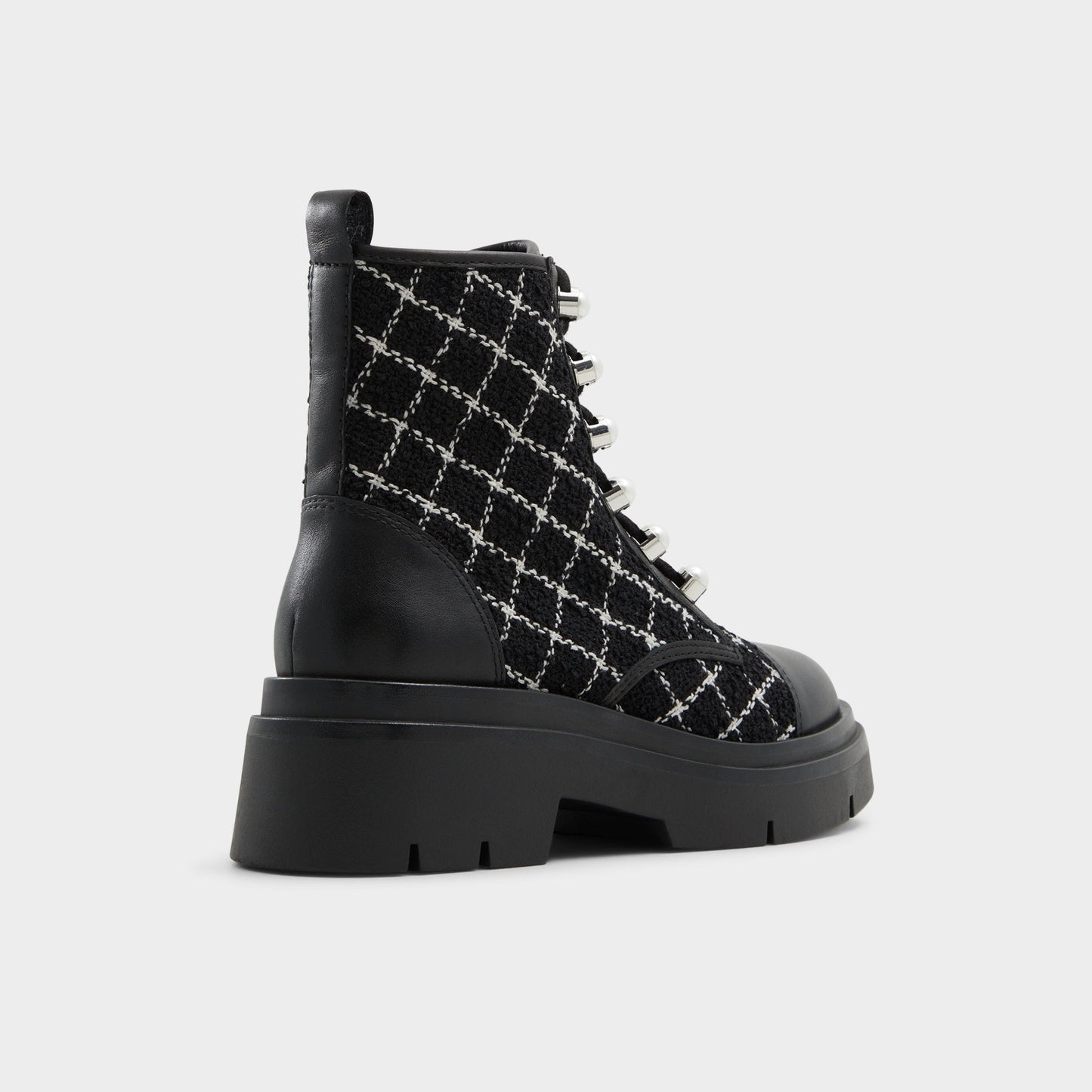 Marthia in Other Black - Combat ankle boot, Black - Other black