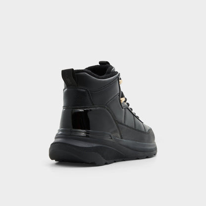 Priemeth Black Women's Winter boots - Lace-up boot, Black - Black